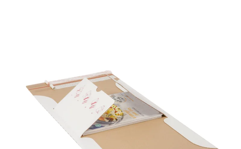 Duo Star DS58 A4 Universalverpackung weiss befuellt