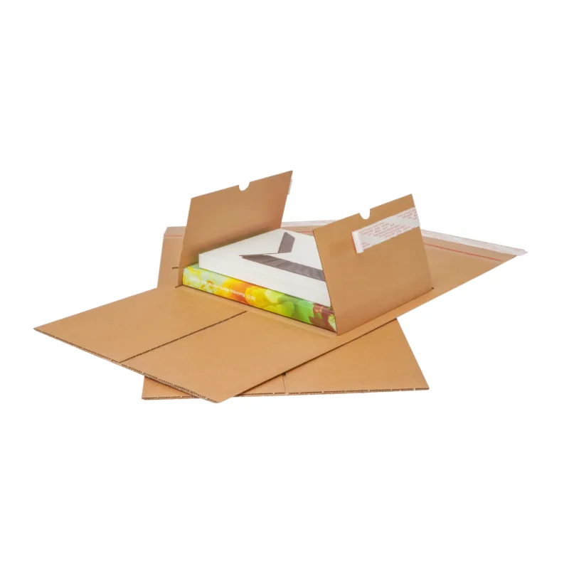 Vario Buchpack 3 braun Sicherheitsstreifen befuellt