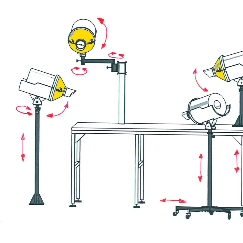 Speedman Gestellvarianten Zeichnung