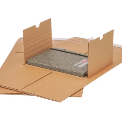 Vario Buchpack 1 VO52 braun A5 Format seitliche befuellung