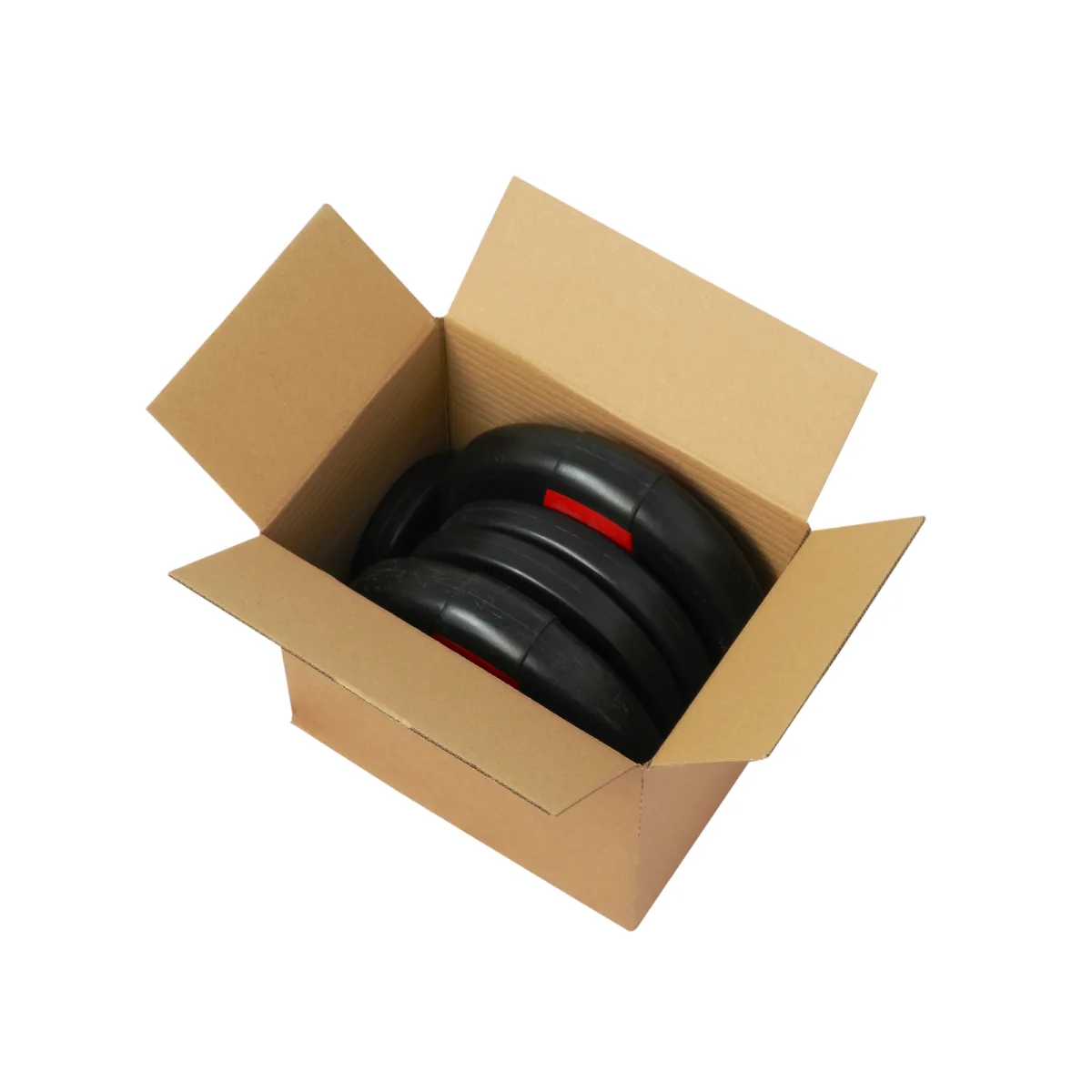 Blitzboden Aufrichtekarton BA Box braun Hantel