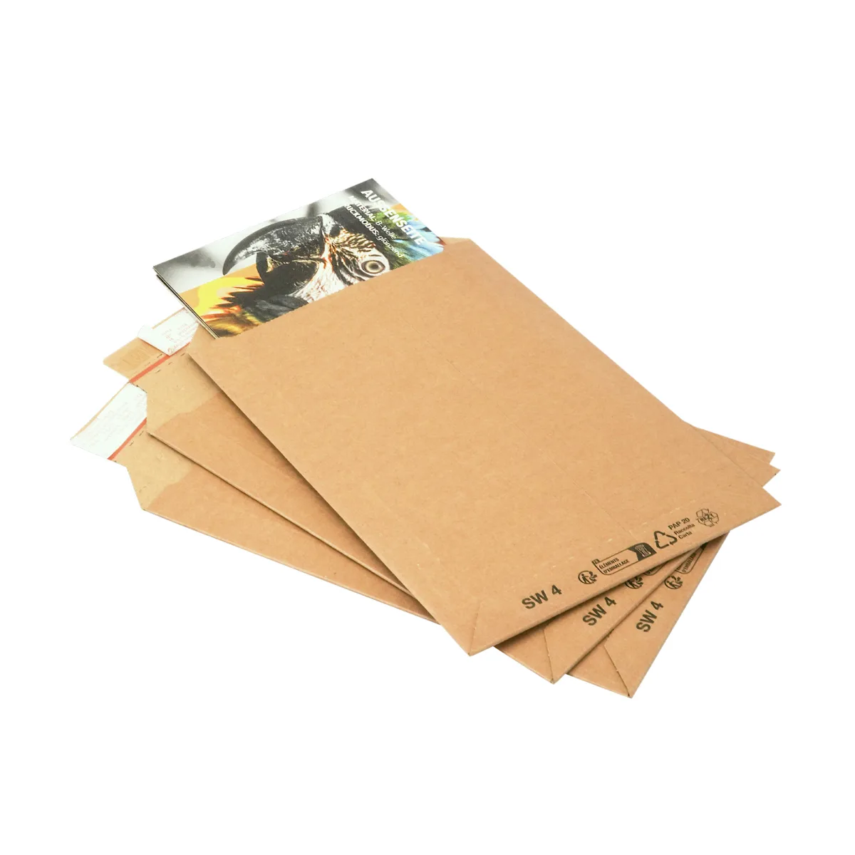 Supra Star SW4 braun Versandtasche befuellt