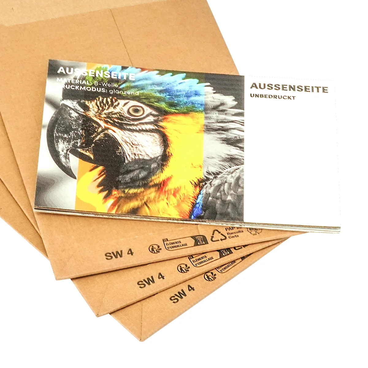 Supra Star SW4 braun Versandtasche selbstklebend