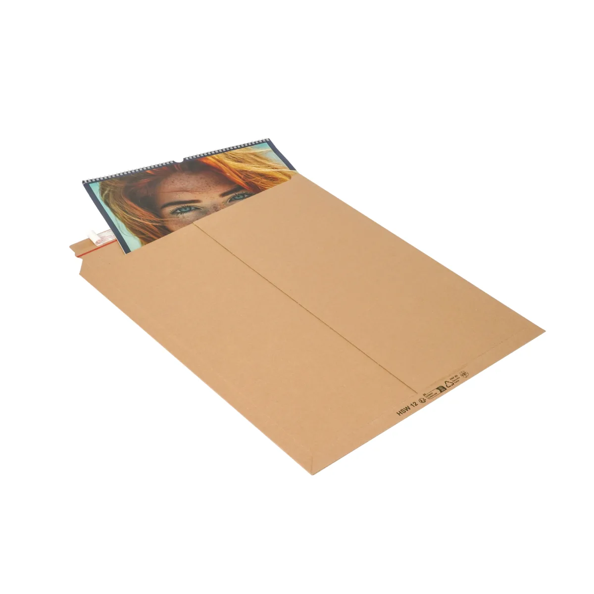 Kalenderverpackung HSW12 braun befuellt