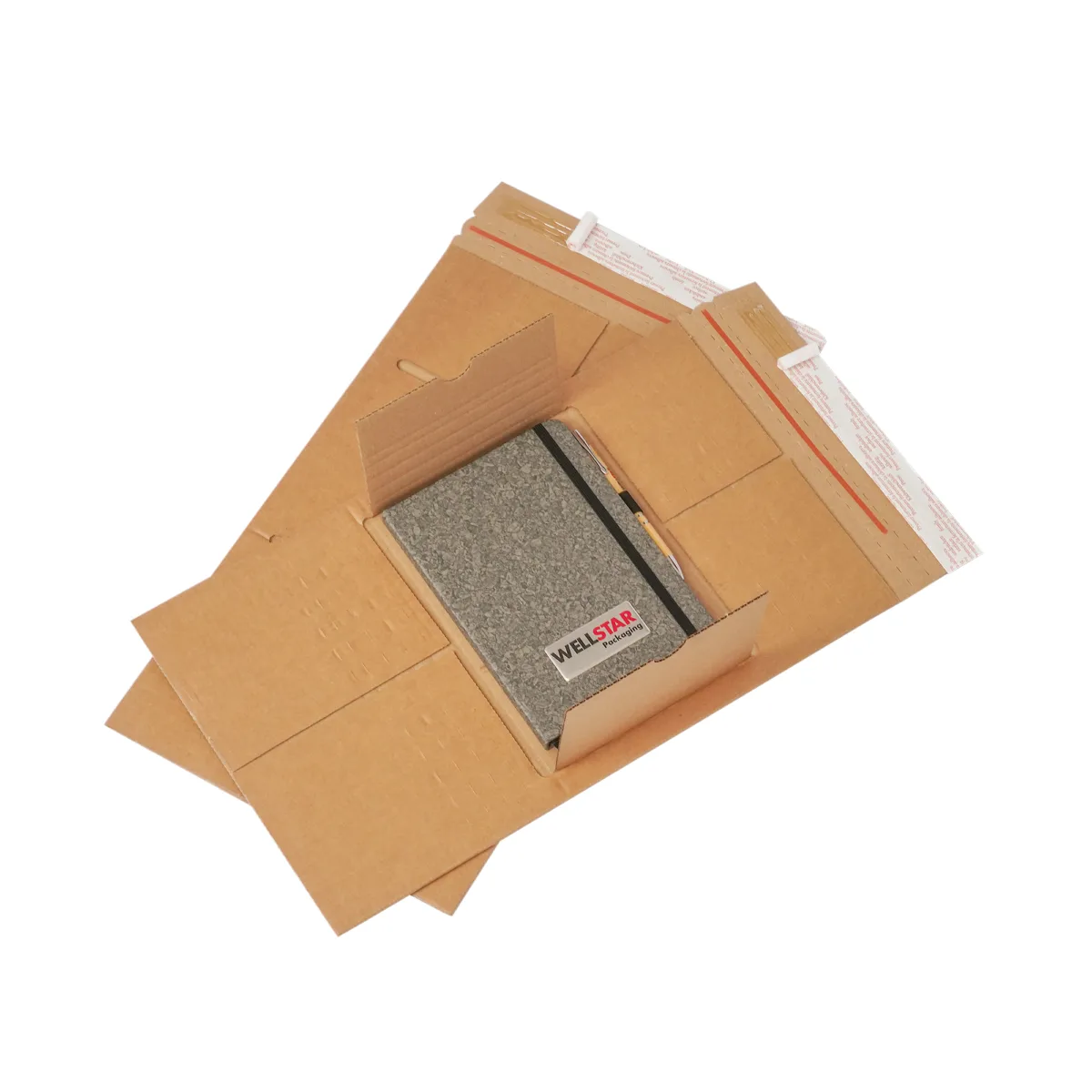 Vario Buchpack 1 VO52 braun A5 Format Notizbuch