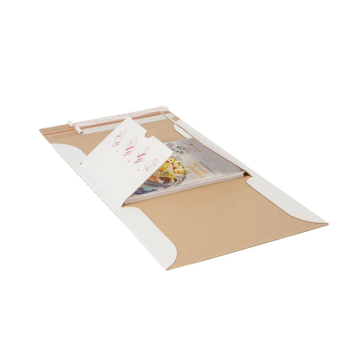 Duo Star DS58 A4 Universalverpackung weiss befuellt