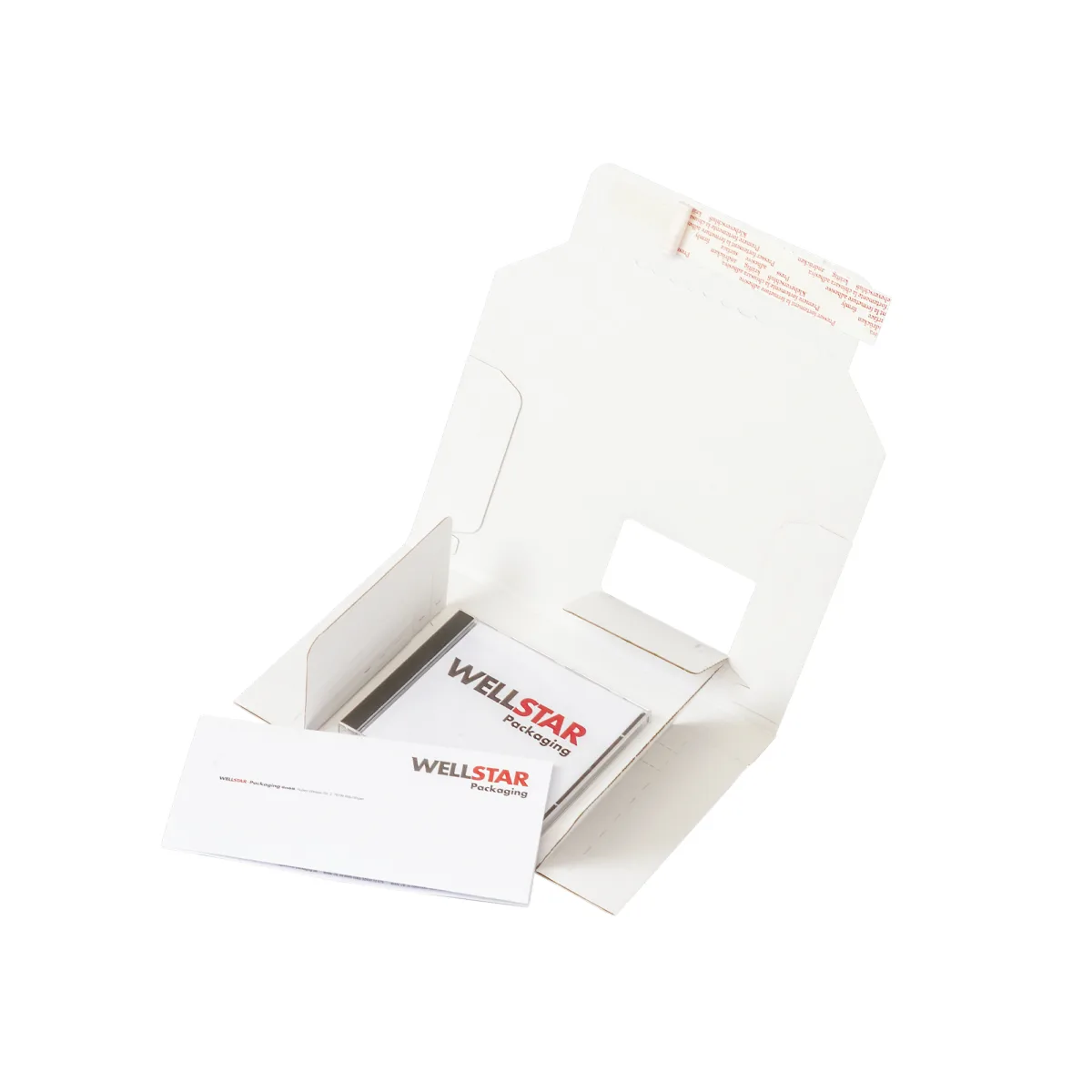 Medienverpackungen Universalverpackung weiss DVD CD Brief